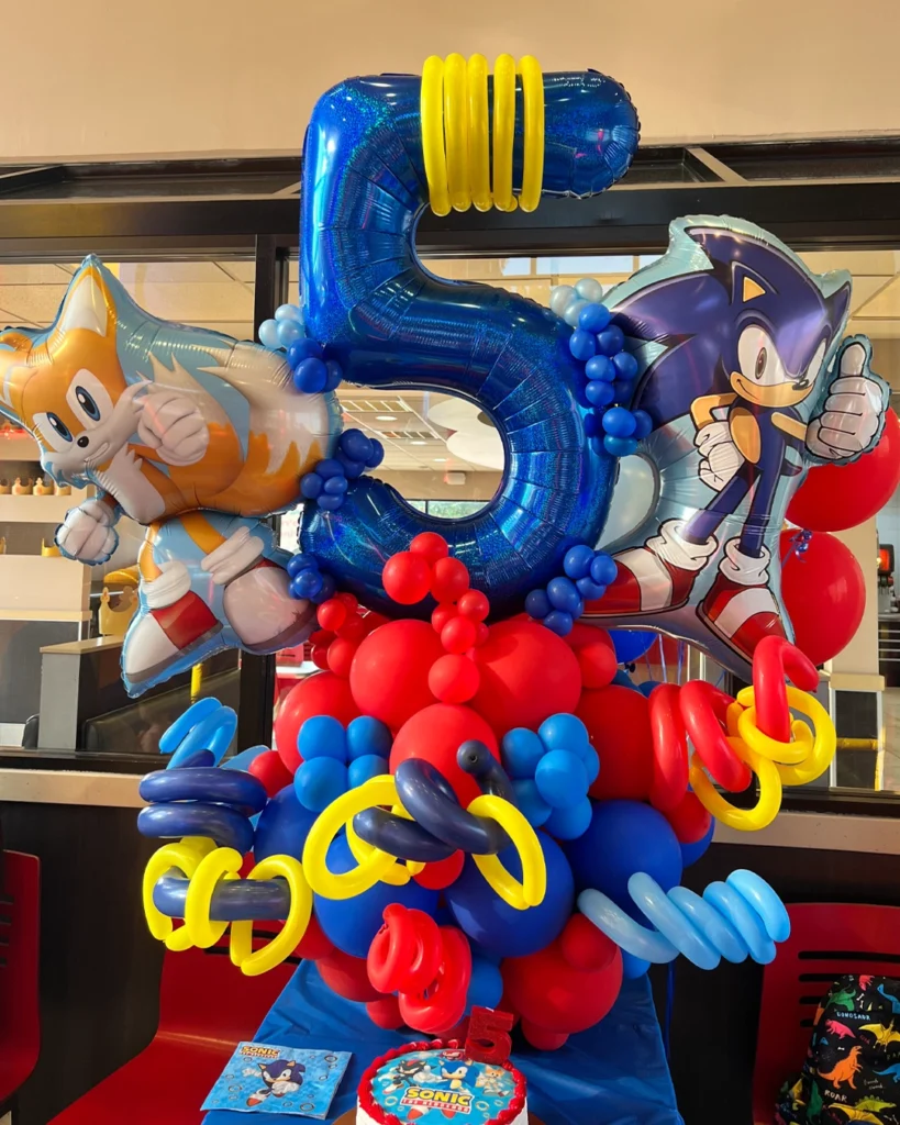 Balloon Bouquet Sonic