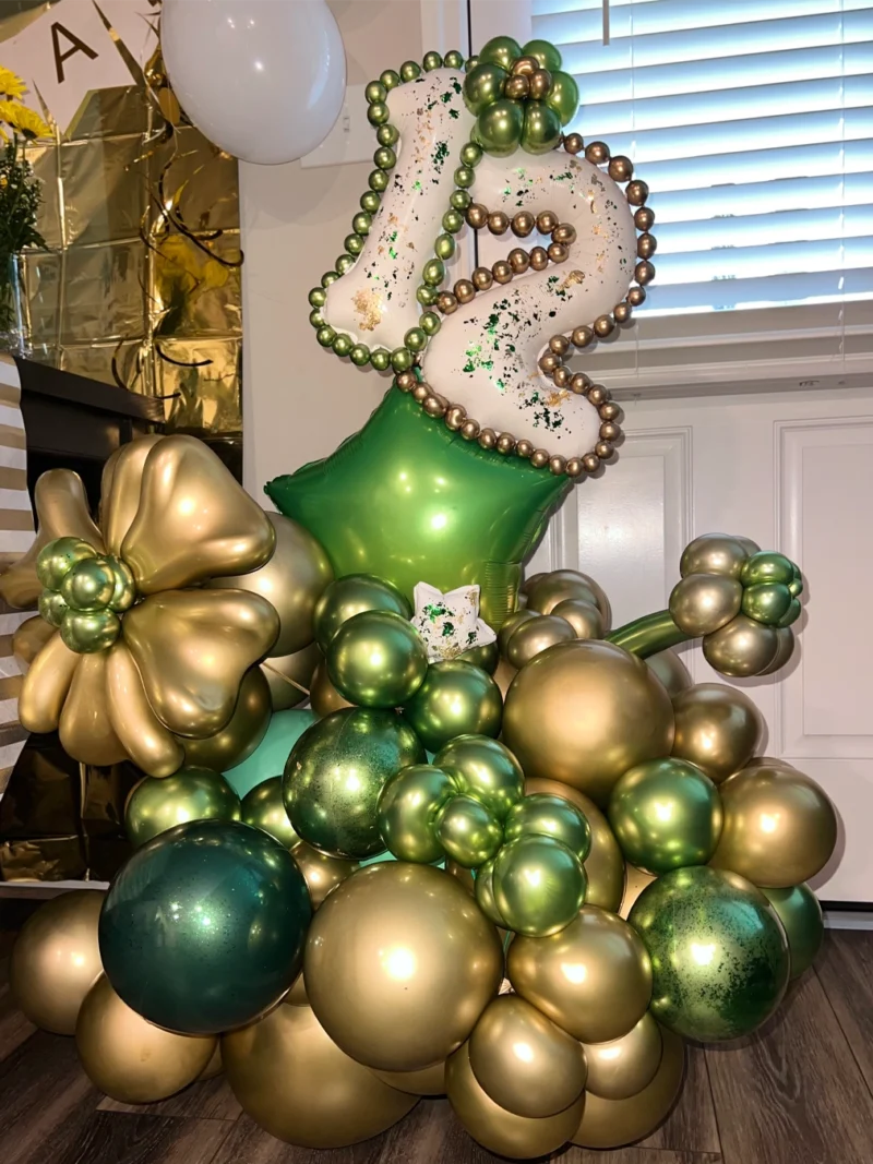 Balloon Bouquet Green Twelve