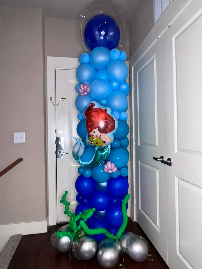 Balloon Column Mermaid