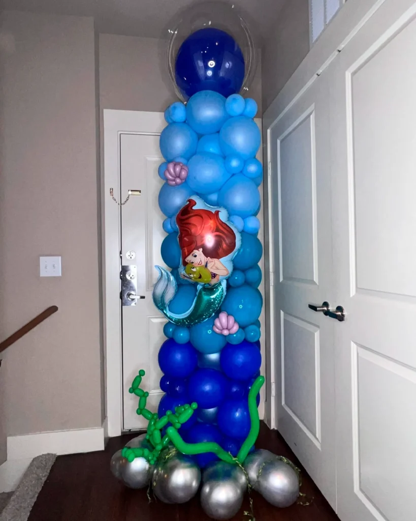 Balloon Column Mermaid