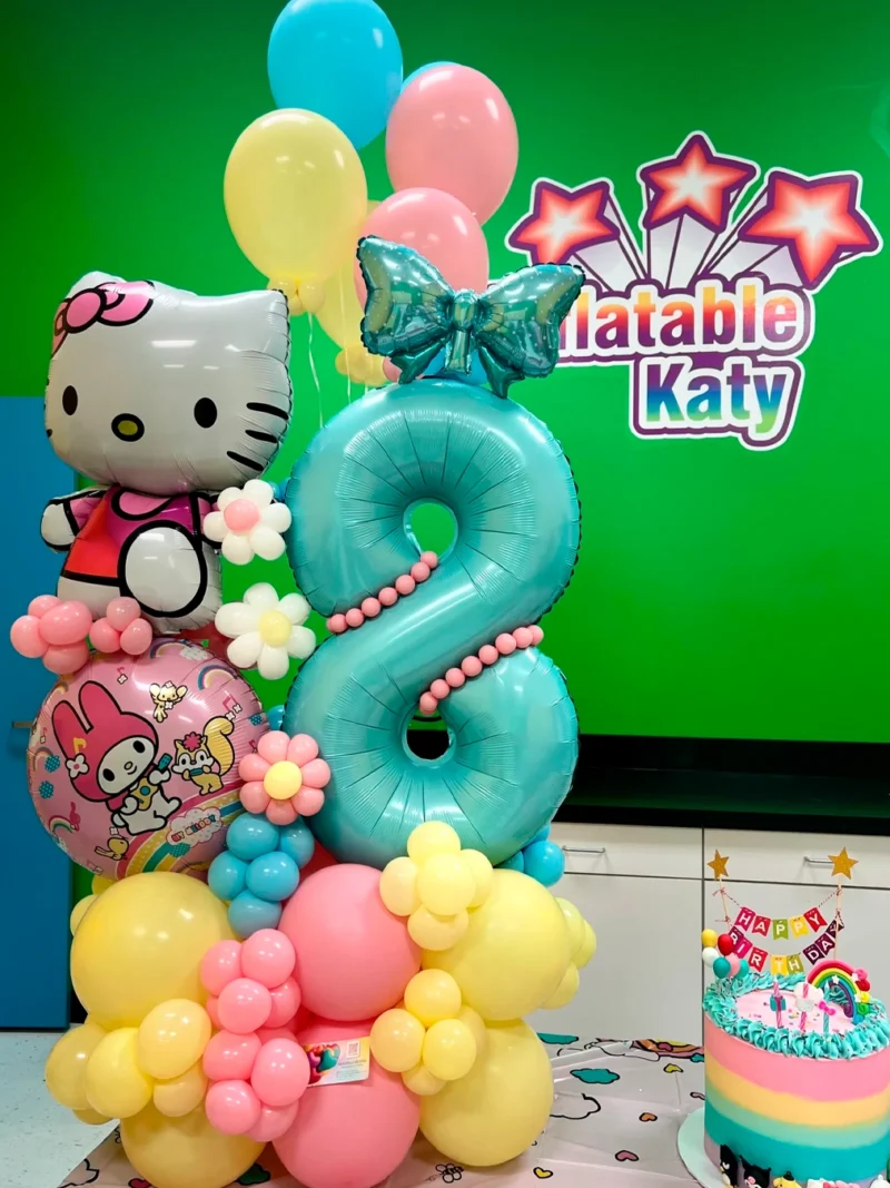 Balloon Bouquet Hello Kitty