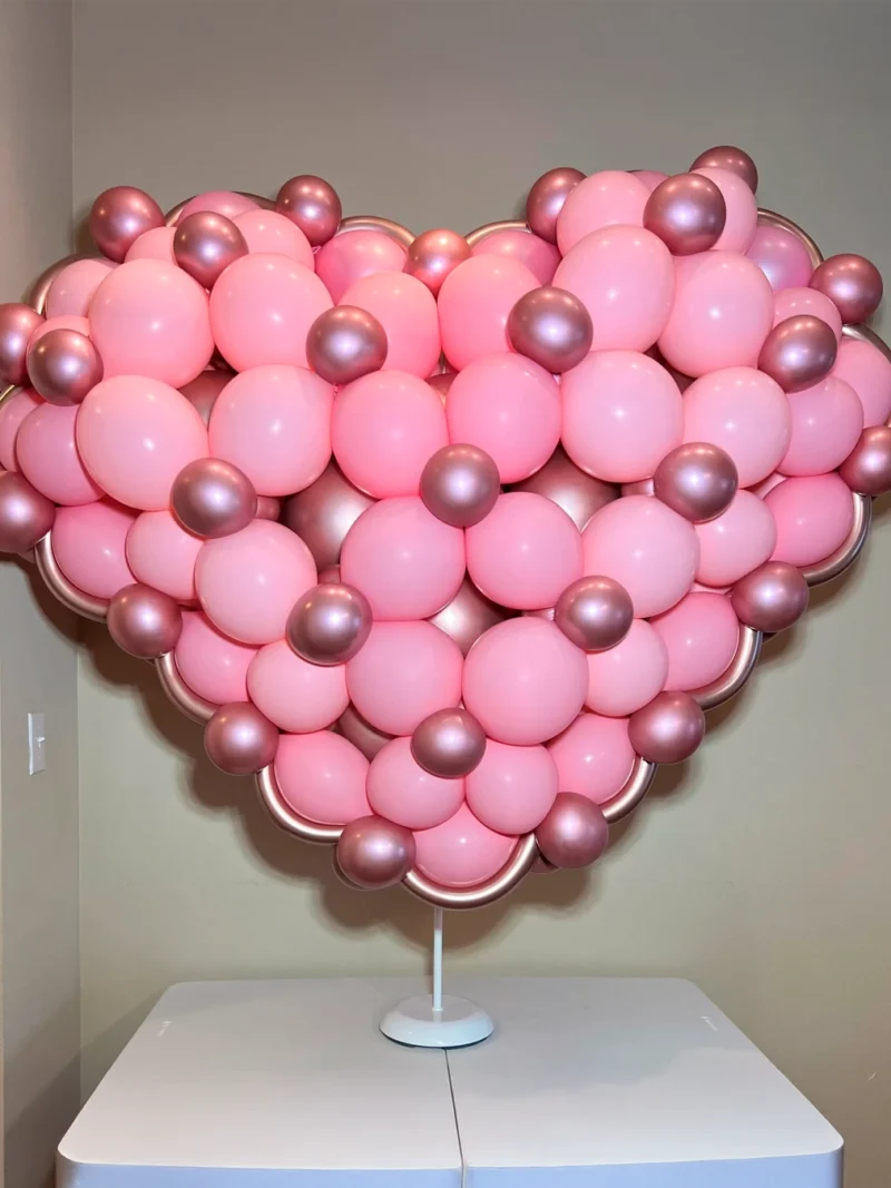 Balloon Heart Pink