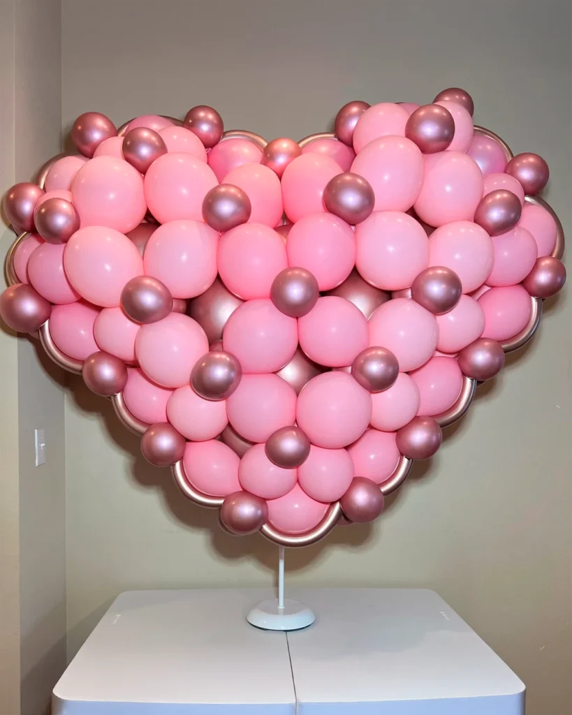 Balloon Heart Pink